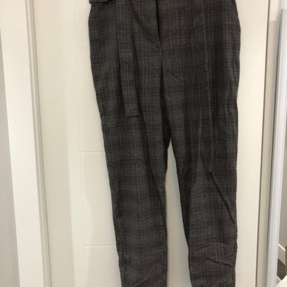 Brown Plaid Dress pants - Picture 3 of 5